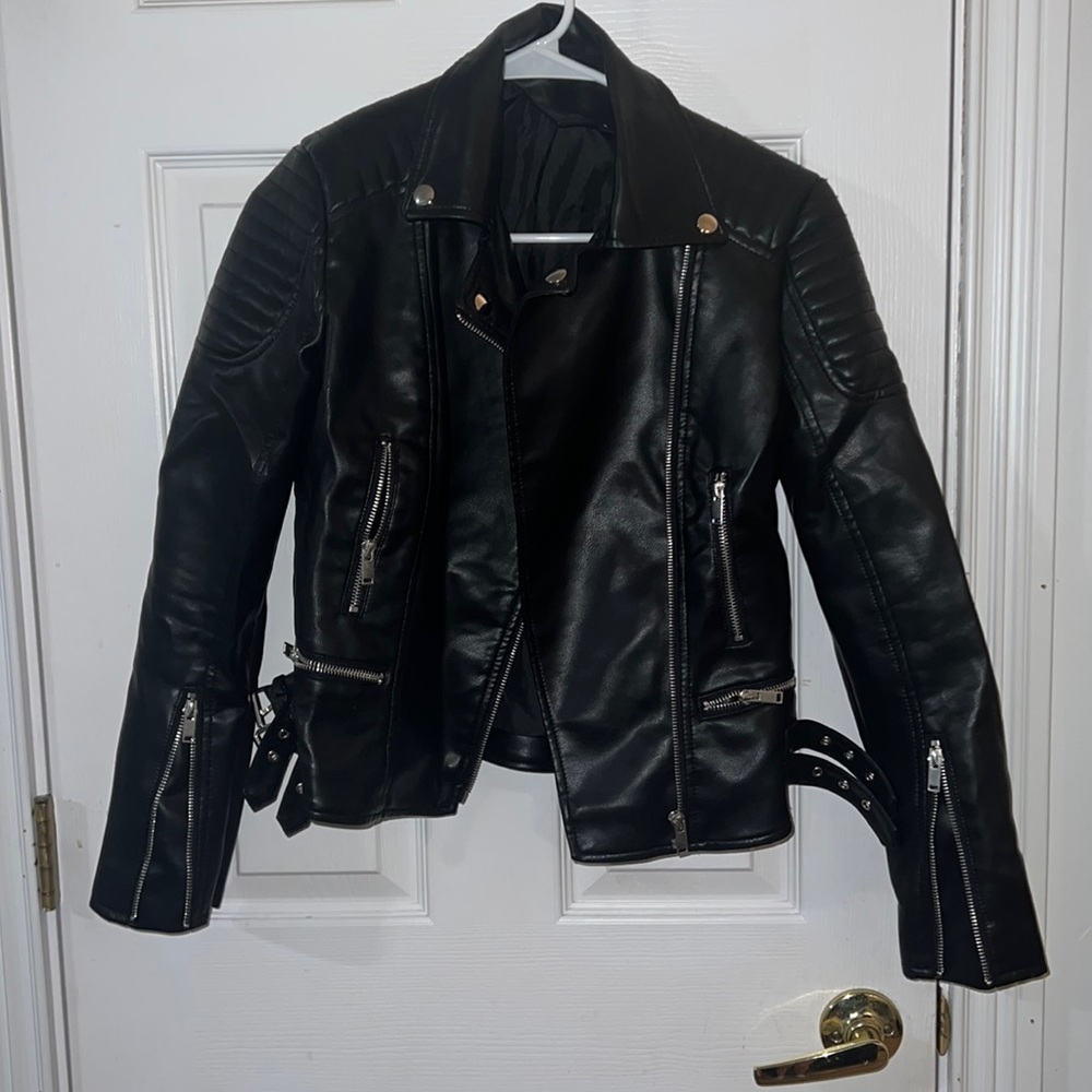 leather jacket size small